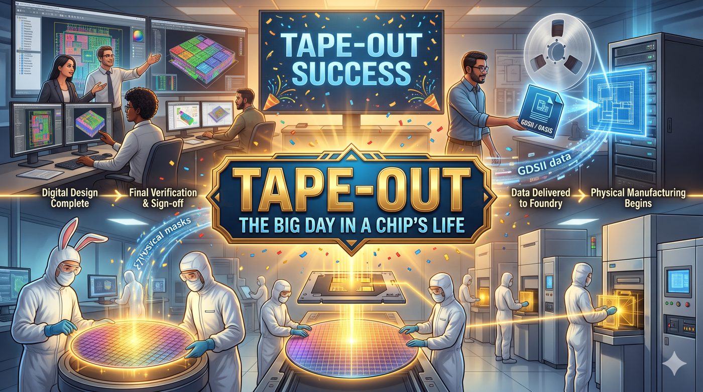 Tape-out illustration
